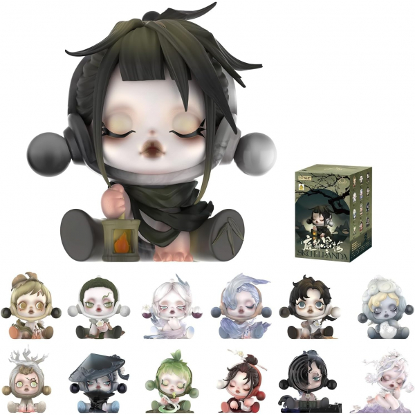 POP MART Skullpanda Koleksiyon Aksiyon Figr(10cm)
