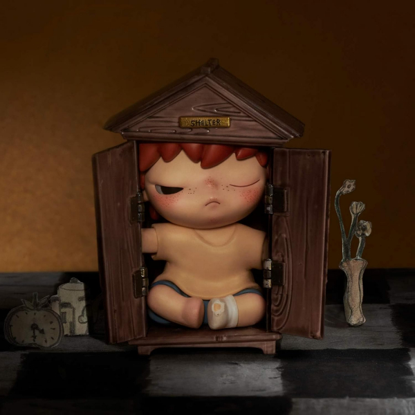 POP MART Hirono Shelter Koleksiyon Aksiyon Figr(10 cm)