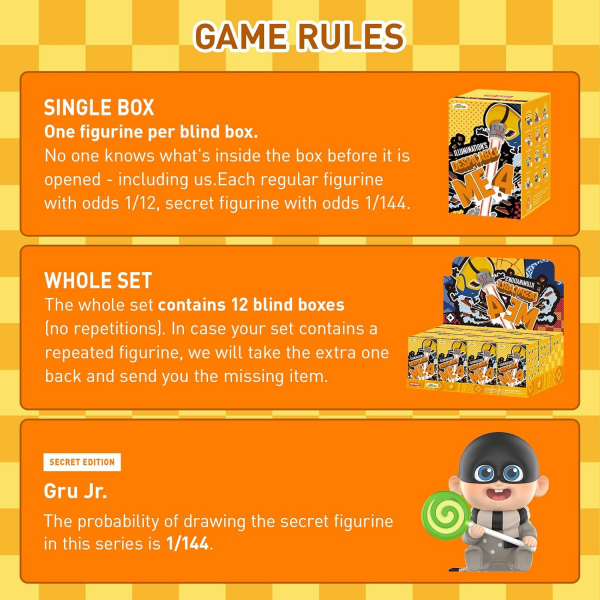 POP MART Despicable Me4 Koleksiyon Aksiyon Figr(10 cm)
