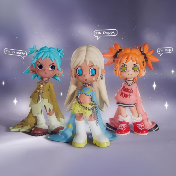 POP MART Lil Peach Riot Koleksiyon Aksiyon Figr(10 cm)