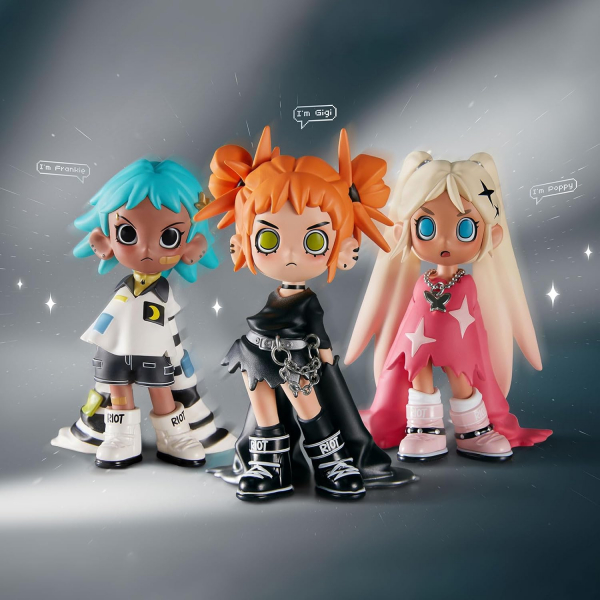 POP MART Lil Peach Riot Koleksiyon Aksiyon Figr(10 cm)
