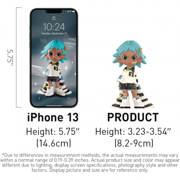 POP MART Lil Peach Riot Koleksiyon Aksiyon Figr(10 cm)