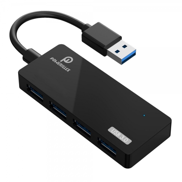 POWERILLEX 4 Balantl USB 3.0 Hub Adaptr