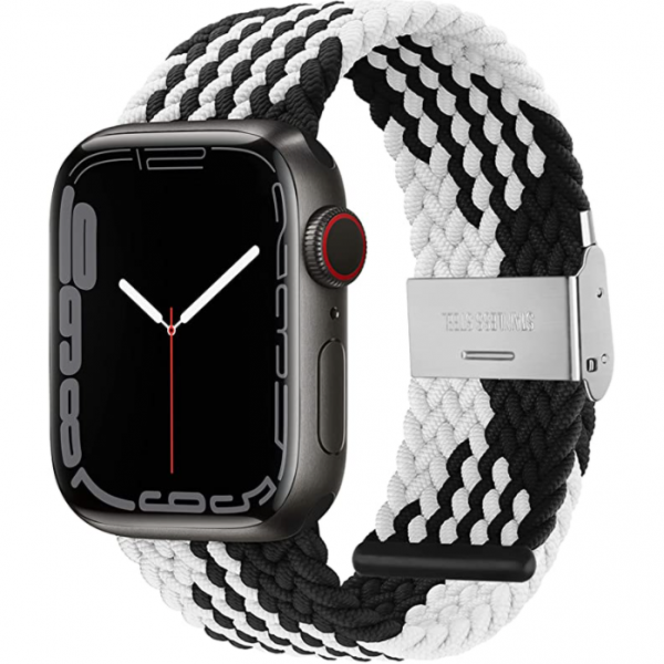PROATL Apple Watch 7 Solo Loop (41mm)-Z Black White