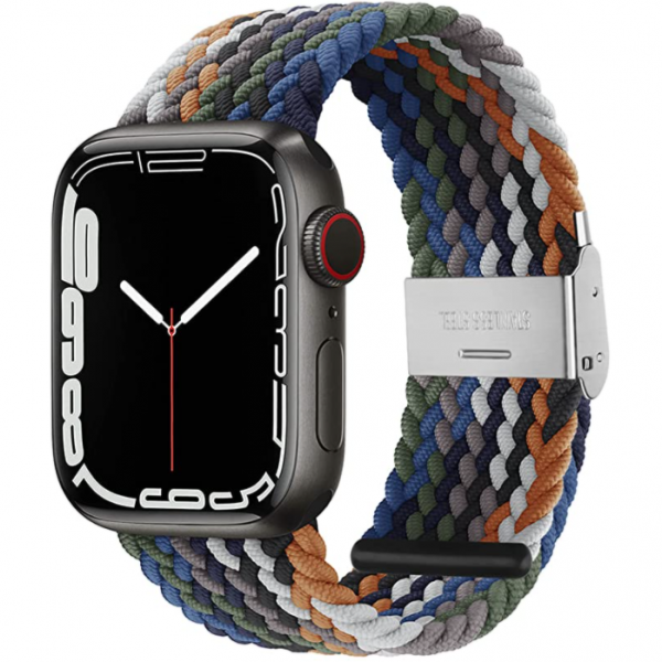 PROATL Apple Watch 7 Solo Loop (41mm)-Blue Rainbow