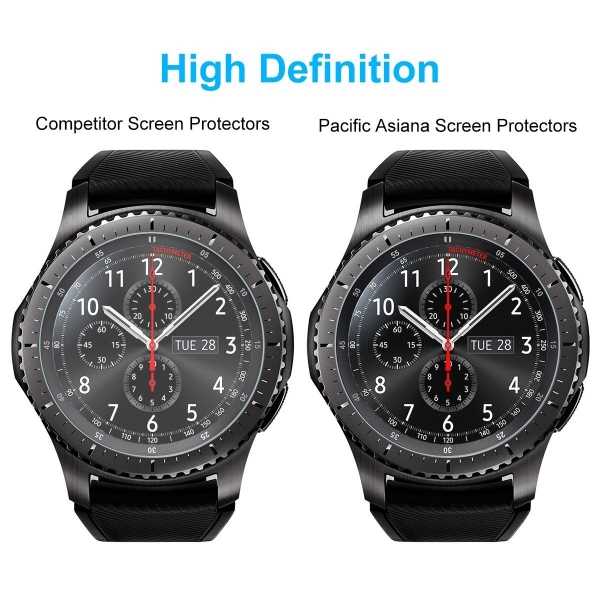 Pacific Asiana Samsung Gear S3 Balistik Temperli Cam Ekran Koruyucu (3 Adet)