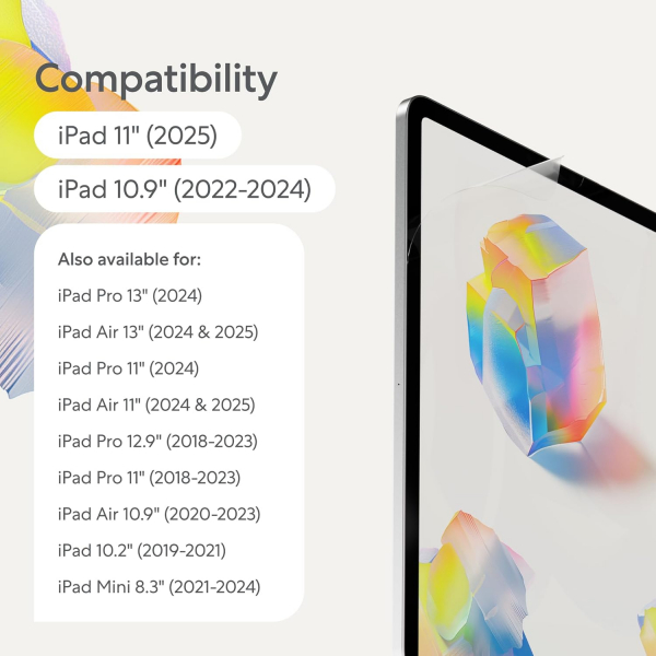 PaperLike 2.1 iPad 10.Nesil Nanodots Mat Ekran Koruyucu (10.9 in)(2 Adet)