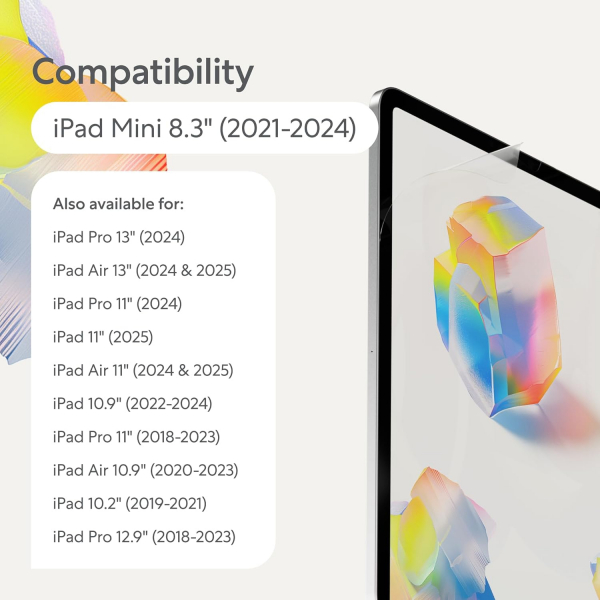 PaperLike 2.1 iPad Mini Nanodots Mat Ekran Koruyucu (8.3 in)(2 Adet)