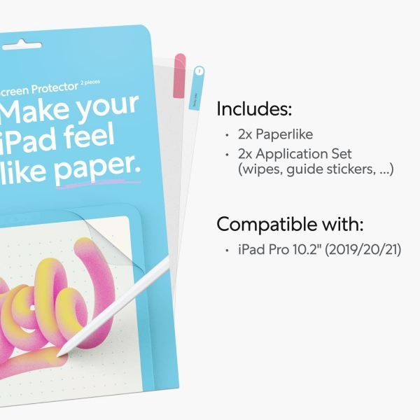 PaperLike 2.1 iPad Nanodots Mat Ekran Koruyucu (10.2 in)(2 Adet)
