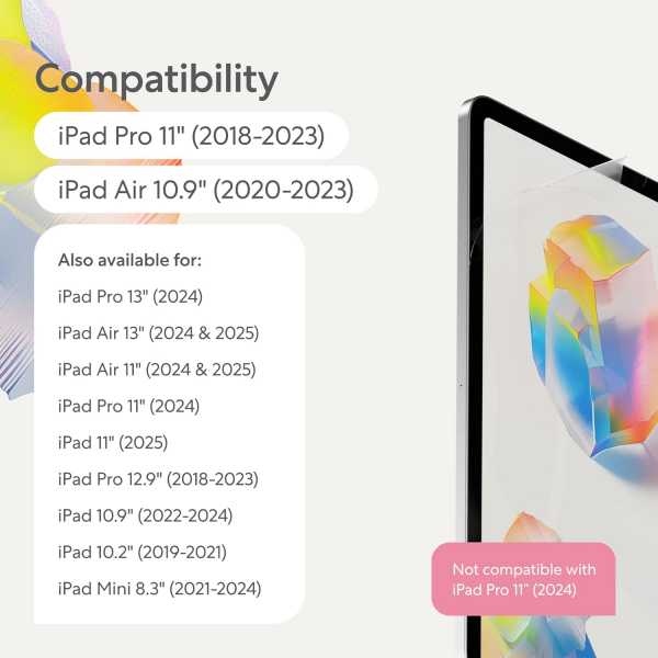 PaperLike 2.1 iPad Pro/Air Nanodots Mat Ekran Koruyucu (11/10.9 in)(2 Adet)
