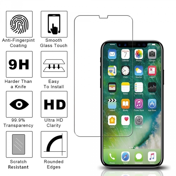 Pasonomi Apple iPhone X Temperli Cam Ekran Koruyucu (2 Adet)