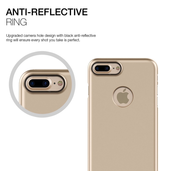 Patchworks iPhone 7 Plus Thin Fit Hard K�l�f-Champagne Gold
