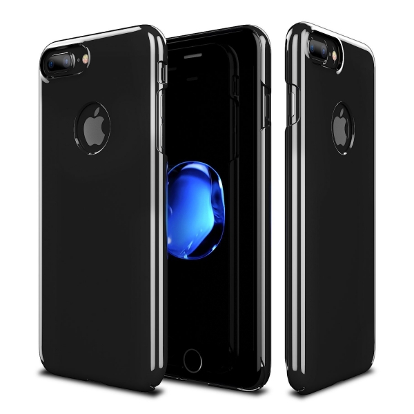 Patchworks iPhone 7 Plus Thin Fit Hard K�l�f- Jet Black