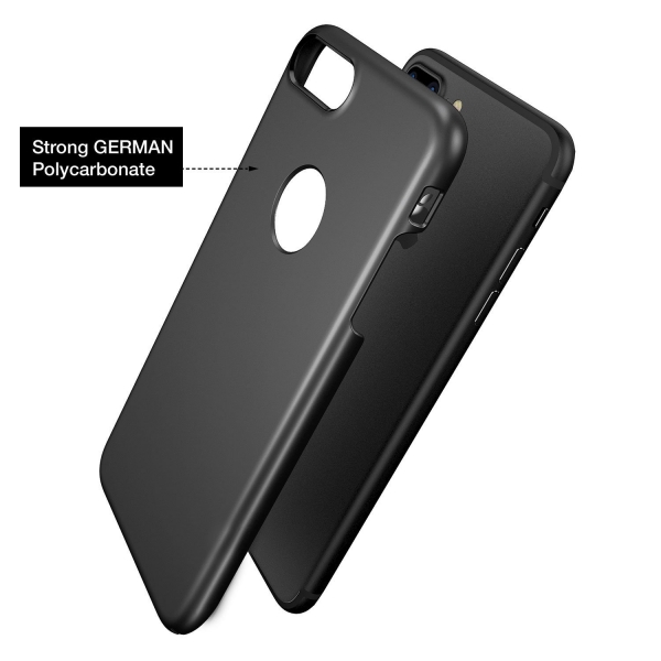 Patchworks iPhone 7 Plus Thin Fit Hard K�l�f-Matte Black