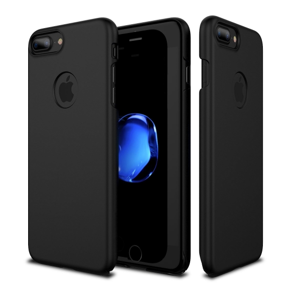 Patchworks iPhone 7 Plus Thin Fit Hard K�l�f-Matte Black