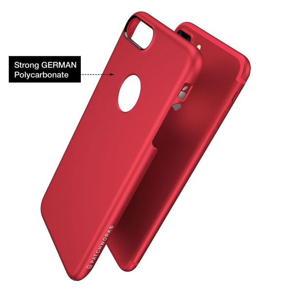 Patchworks iPhone 7 Plus Thin Fit Hard K�l�f-Red