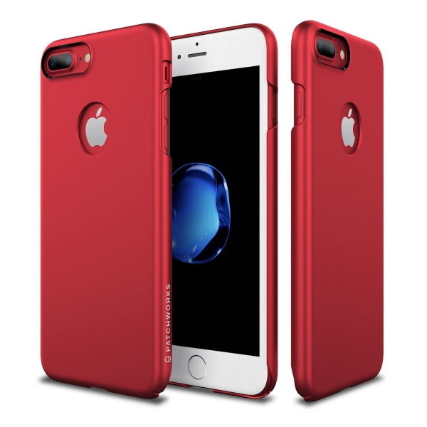Patchworks iPhone 7 Plus Thin Fit Hard K�l�f-Red