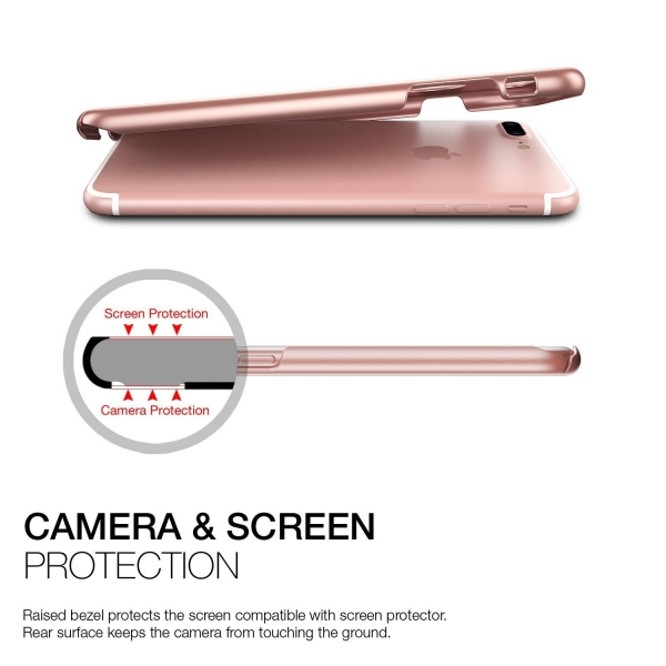Patchworks iPhone 7 Plus Thin Fit Hard K�l�f-Rose Gold