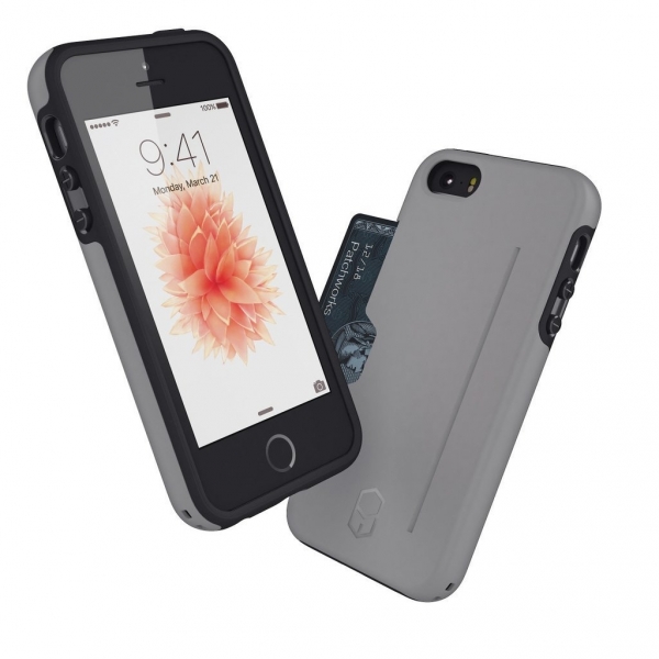 Patchworks Apple iPhone SE/5S/5 ITG Level Pro Kartlkl Klf (Mil-STD 815G)-Grey
