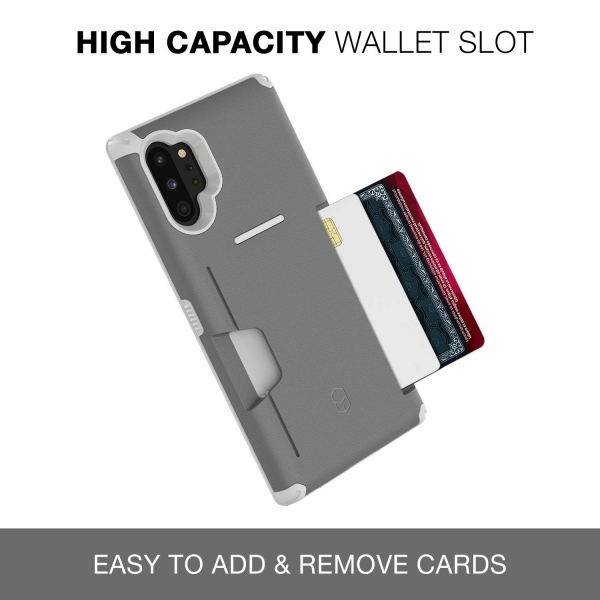 Patchworks Galaxy Note 10 Plus Level Czdan Klf (MIL-STD-810G)-Gray