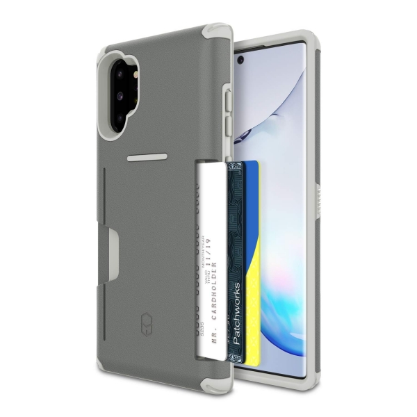 Patchworks Galaxy Note 10 Plus Level Czdan Klf (MIL-STD-810G)-Gray