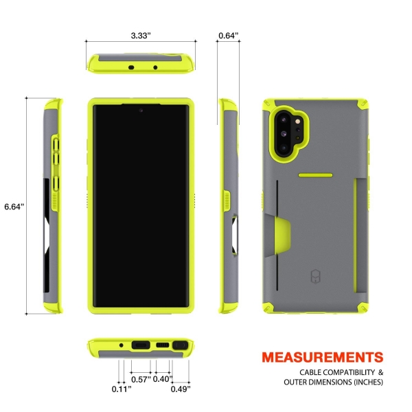 Patchworks Galaxy Note 10 Plus Level Czdan Klf (MIL-STD-810G)-Volt