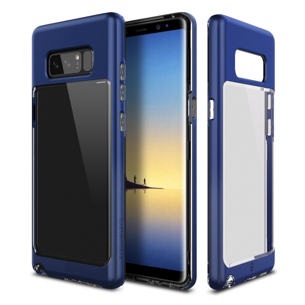 Patchworks Samsung Galaxy Note 8 Contour Serisi Klf (MIL-STD-810G)-Blue