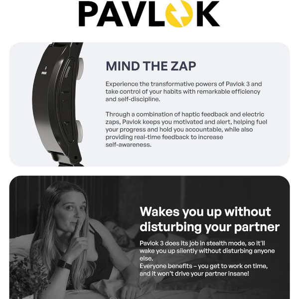 Pavlok 3 Pro Ak�ll� Bileklik (Spor S�r�m�)-White