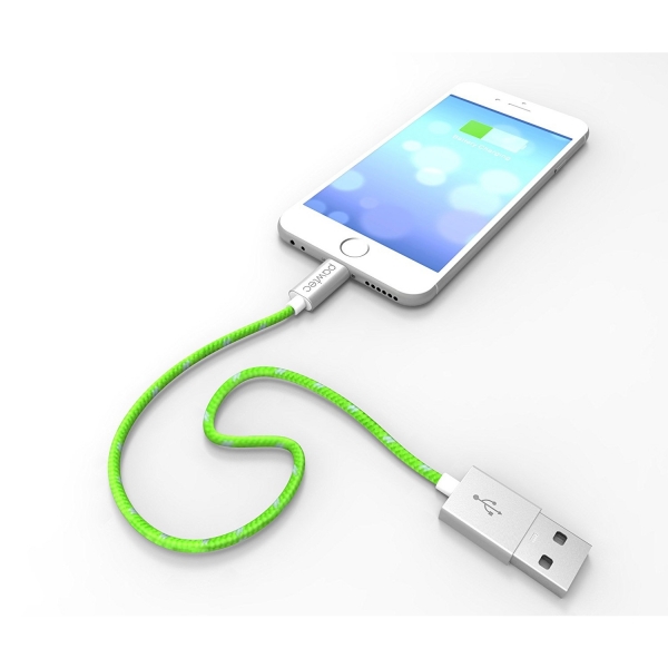 Pawtec Lightning to USB Kablo (1M)-Lime Green