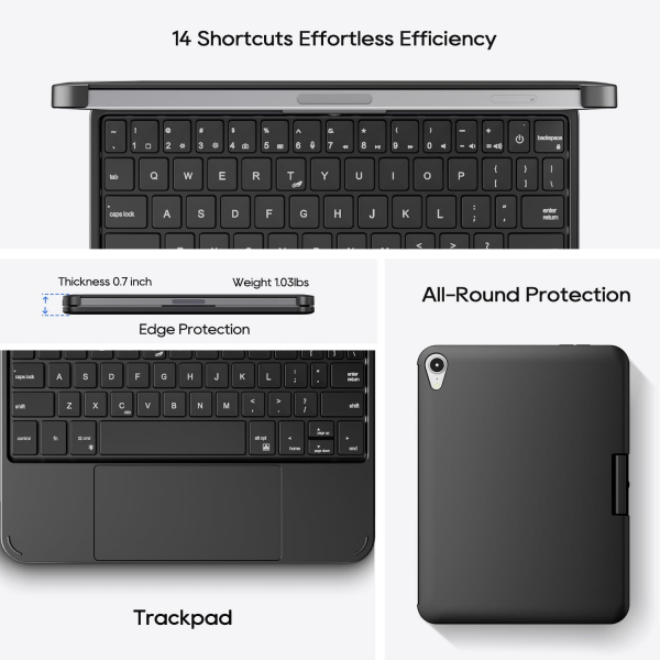 Pekarejue �pad Mini A17 Pro Kompakt Klavyeli K�l�f(8.3)