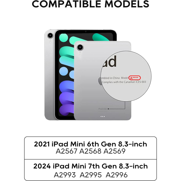 Pekarejue �pad Mini A17 Pro Kompakt Klavyeli K�l�f(8.3)
