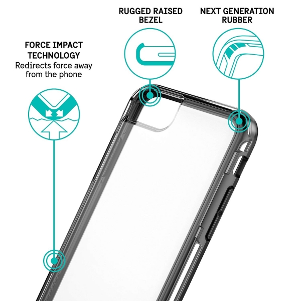 Pelican iPhone 8 Adventurer Serisi Klf (MIL-STD-810G)-Black