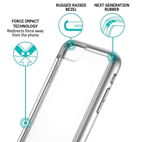 Pelican iPhone 8 Adventurer Serisi Klf (MIL-STD-810G)-Silver