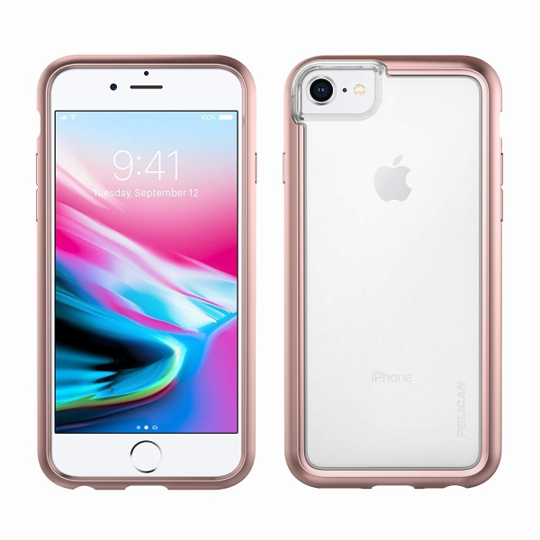 Pelican iPhone 8 Adventurer Serisi Klf (MIL-STD-810G)-Rose Gold