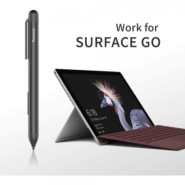 Penoval Microsoft Surface Go Stylus Kalem-Black