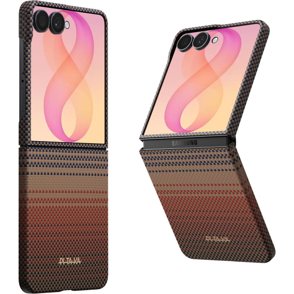 Pitaka Galaxy Z Flip 8 MagSafe �nce Koruyucu K�l�f-Sunset