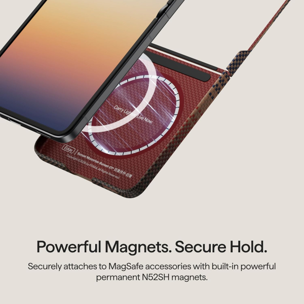 Pitaka Galaxy Z Flip 8 MagSafe �nce Koruyucu K�l�f-Sunset