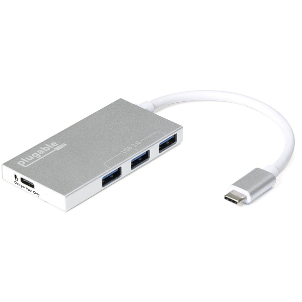 Plugable USB-C 3 Balantl USB 3.0 Hub Adaptr