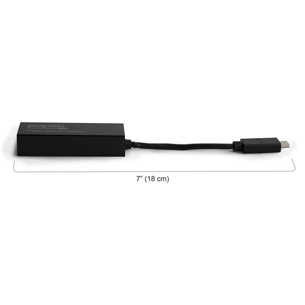 Plugable USB-C to 10/100/1000 Gigabit Ethernet LAN Adaptr