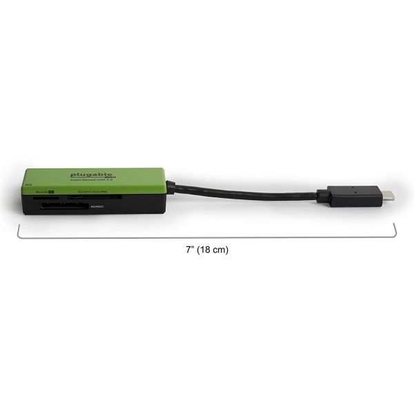 Plugable USB Type-C Flash Memory Kart Okuyucu