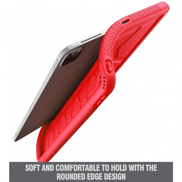 Poetic Apple iPad Pro TurtleSkin Serisi Kılıf (12.9 inç)(2020)-Red