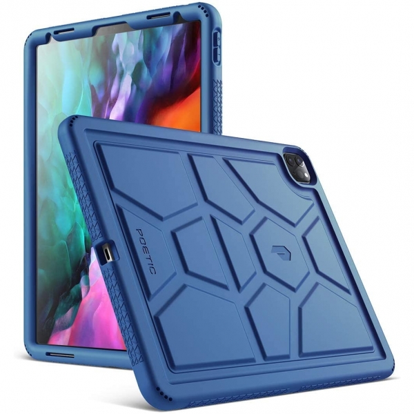 Poetic Apple iPad Pro TurtleSkin Serisi Klf (12.9 in)(2020)-Navy