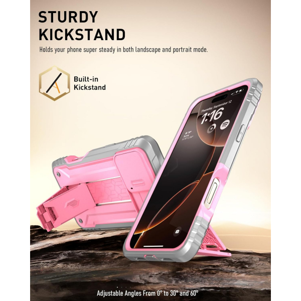 Poetic Apple iPhone 16 Pro Revolution Klf -Pink