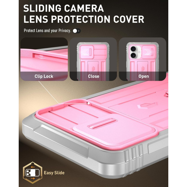 Poetic Apple iPhone 16 Revolution Klf -Pink