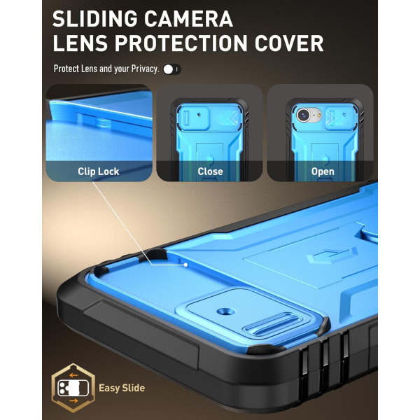 Poetic Apple iPhone 16e Revolution Klf -Light Blue