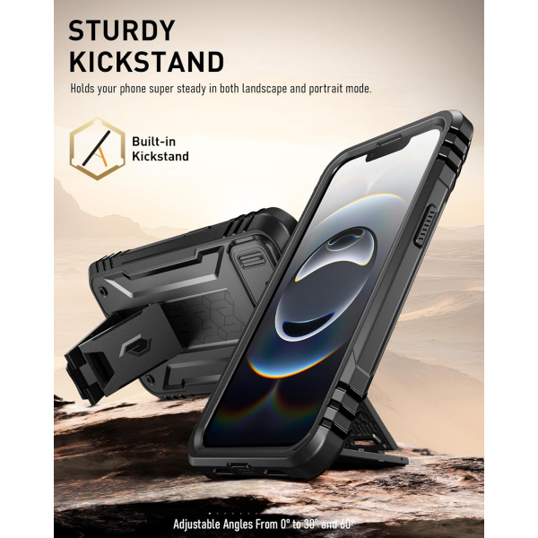Poetic Apple iPhone 16e Revolution Klf -Black