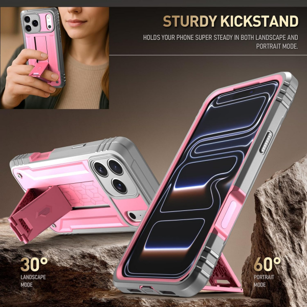 Poetic Apple iPhone 17 Pro Max Revolution Klf -Pink