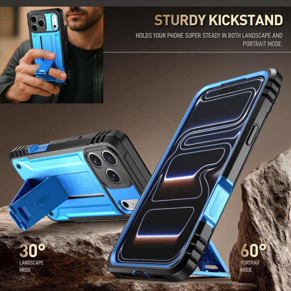 Poetic Apple iPhone 17 Pro Max Revolution Klf -Light Blue