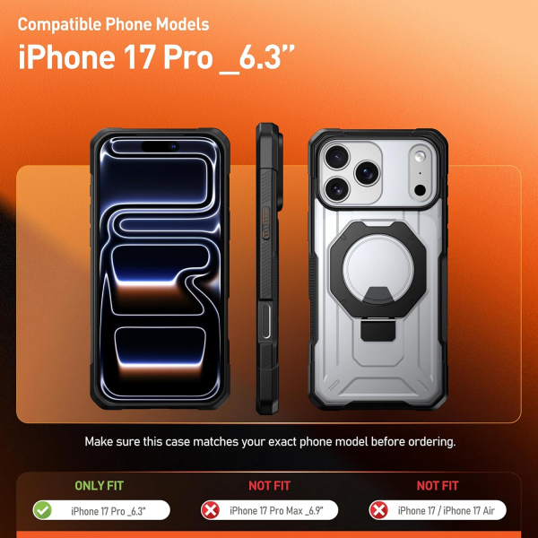 Poetic Apple iPhone 17 Pro Spartan Klf 