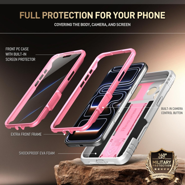 Poetic Apple iPhone 17 Pro Revolution Klf -Pink